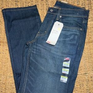 Levi's  Straight Dark Blue Jeans